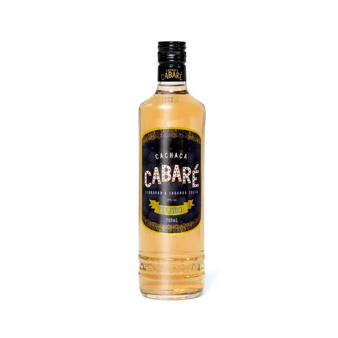 Cachaça Cabaré Ouro Garrafa (700ml)